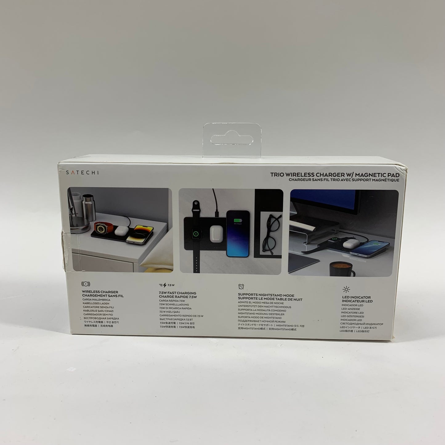 Satechi Trio Wireless Charger with Magnetic Pad Charging Pad ST-X3TWCPM