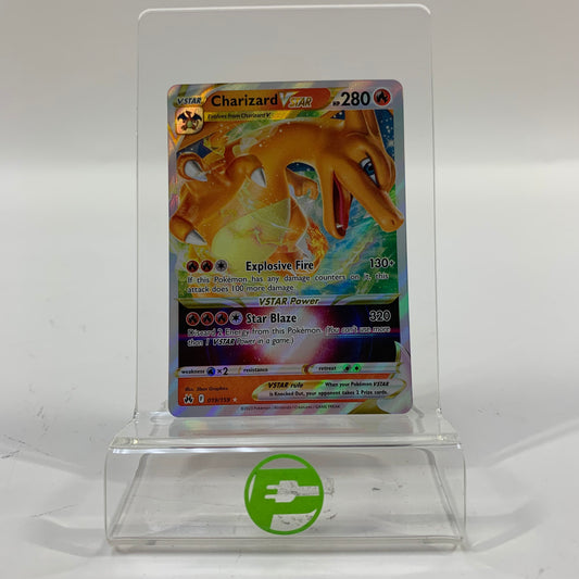 Pokémon TCG Crown Zenith Charizard VSTAR 019/159 Holo Textured English