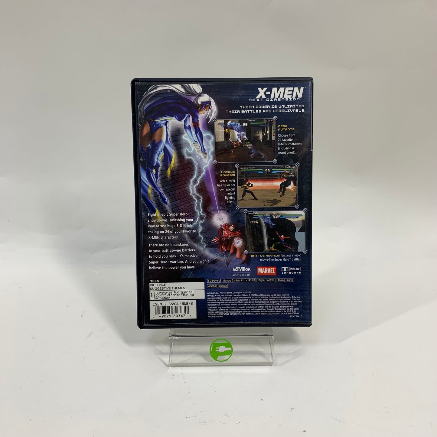 X-Men Next Dimension (Sony PlayStation 2 PS2, 2002)