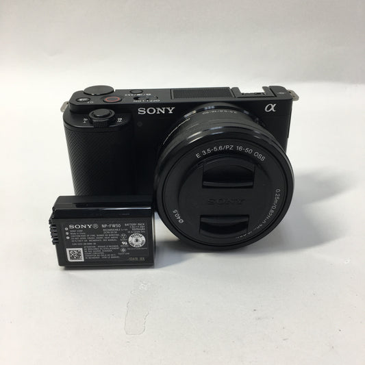 Sony Alpha ZV-E10 ZV-E10 24.2MP Digital Camera With SELP1650 16-50 Lens