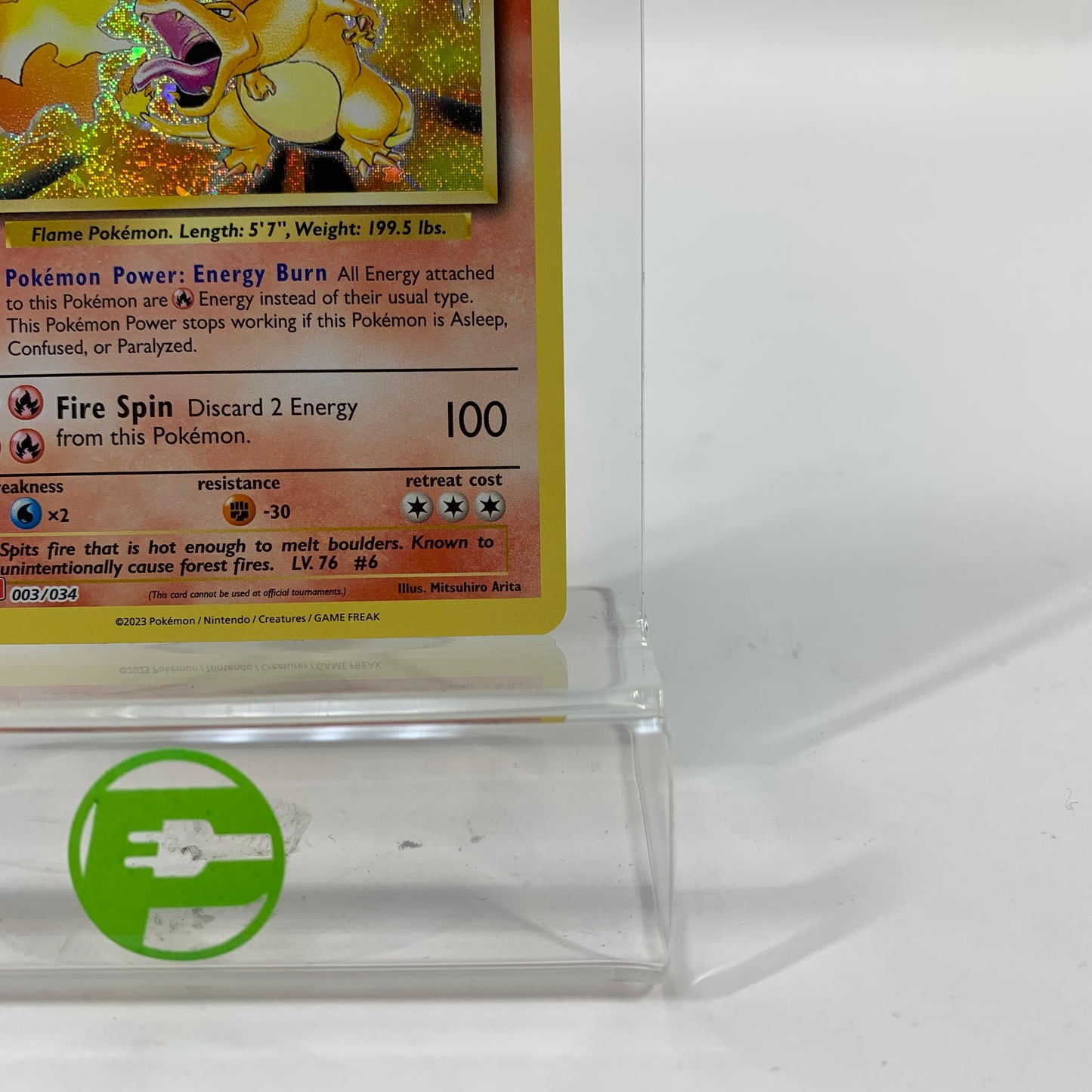 Pokémon TCG Celebrations: Classic Collection Charizard 003/034 Holo English