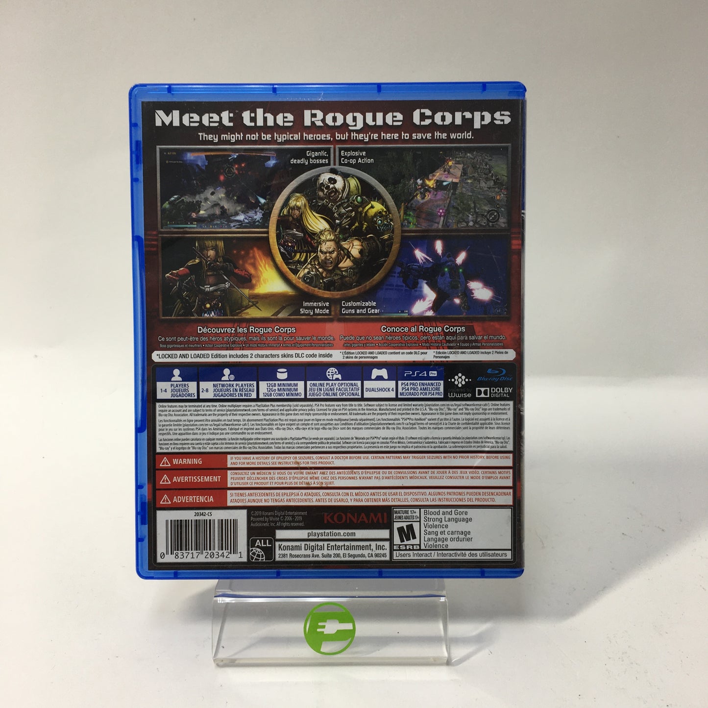 Contra Rogue Corps (Sony PlayStation 4 PS4, 2019)