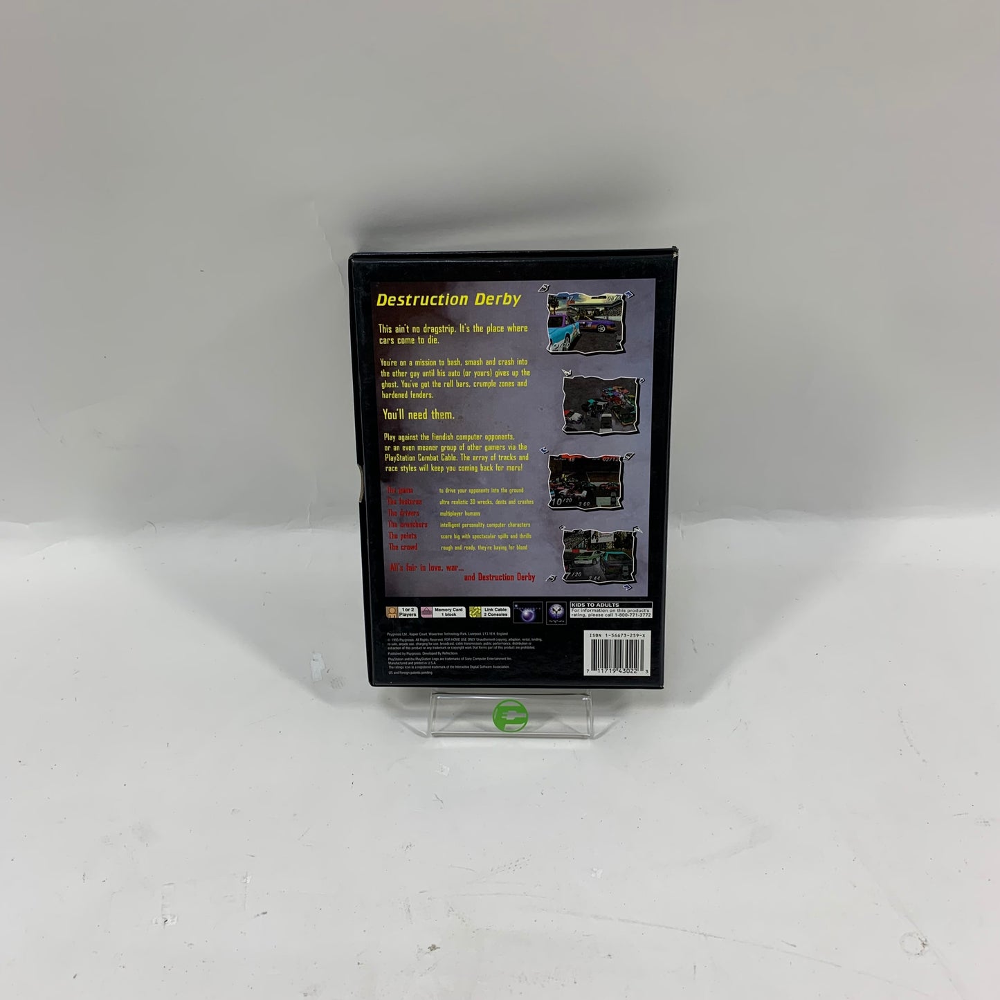 Destruction Derby [Long Box] (Sony PlayStation 1 PS1, 1995)