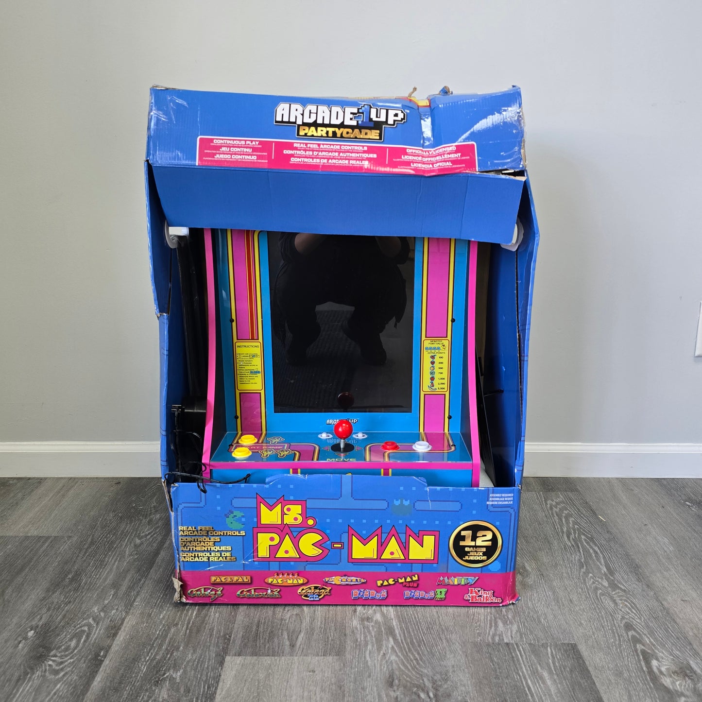 Arcade 1 Up Ms. Pacman Partycade Tabletop Arcade Machine A1UP-8228