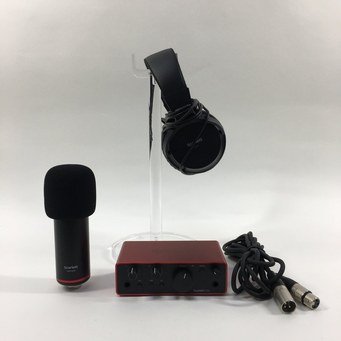 Scarlett Focusrite Solo 4th Gen Audio Interface Recording Bundle