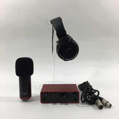 Scarlett Focusrite Solo 4th Gen Audio Interface Recording Bundle