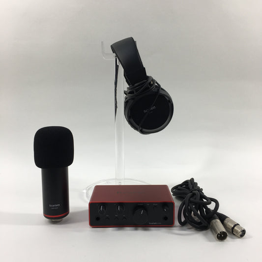 Scarlett Focusrite Solo 4th Gen Audio Interface Recording Bundle