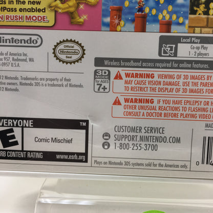 New Super Mario Bros. 2 (Nintendo 3DS, 2012)