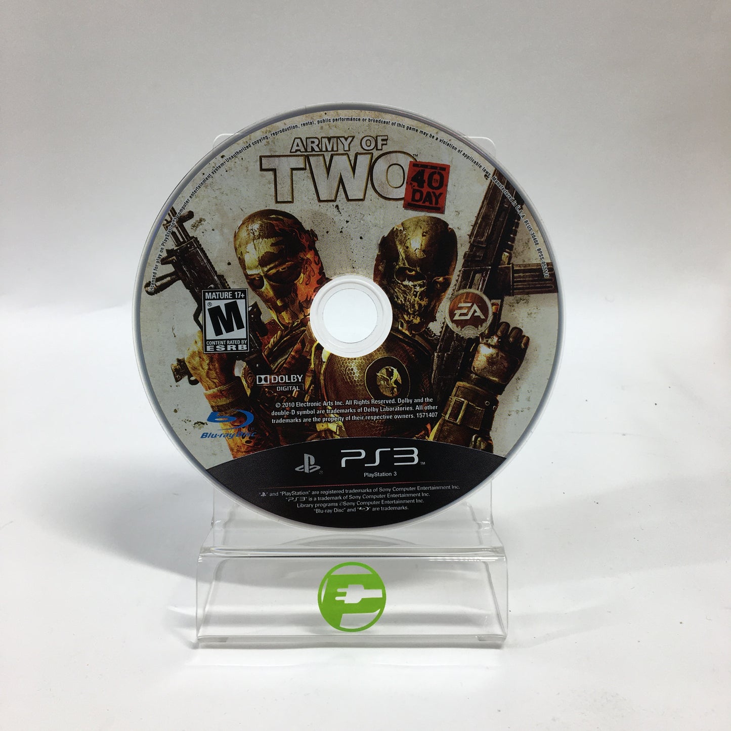 Army of Two: The 40th Day (Sony PlayStation 3 PS3, 2010)