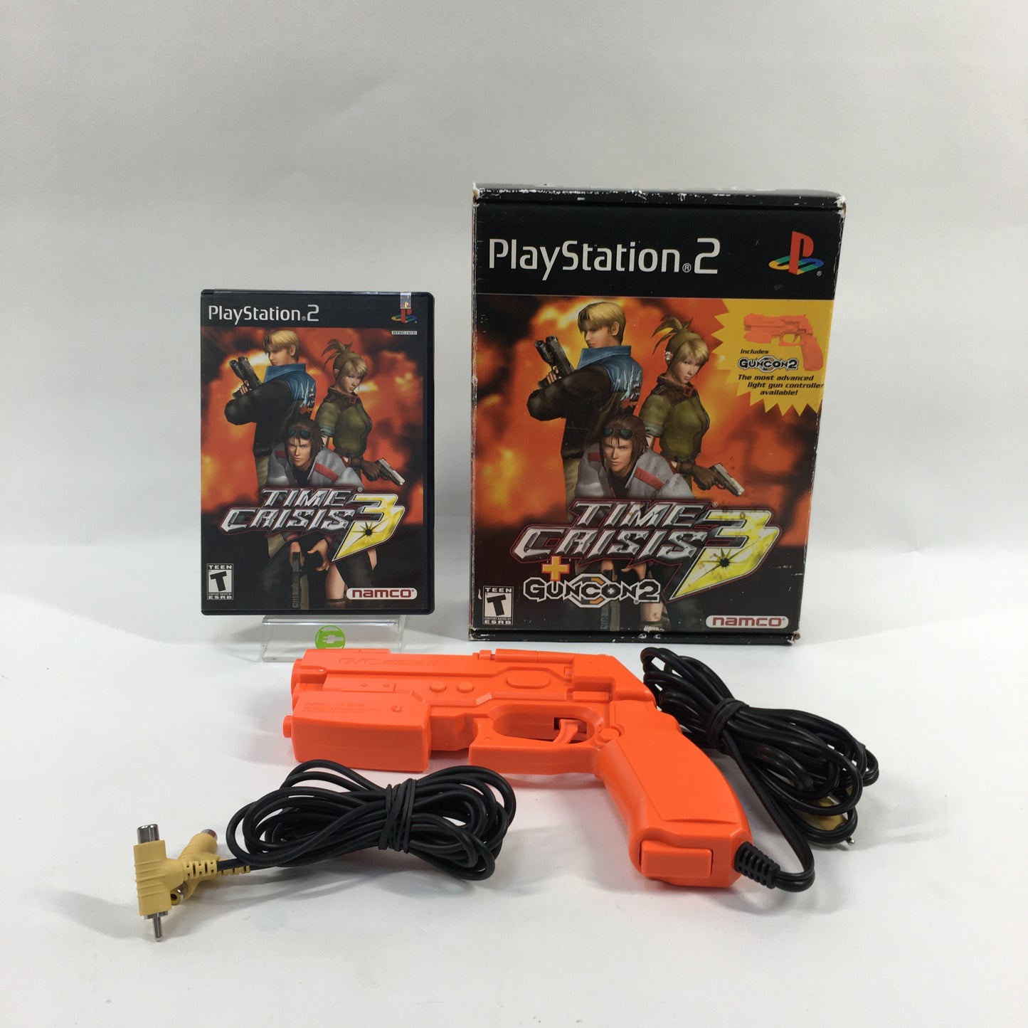 Time Crisis 3 [Gun Bundle] (Sony PlayStation 2 PS2, 2003)