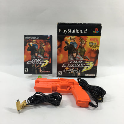 Time Crisis 3 [Gun Bundle] (Sony PlayStation 2 PS2, 2003)