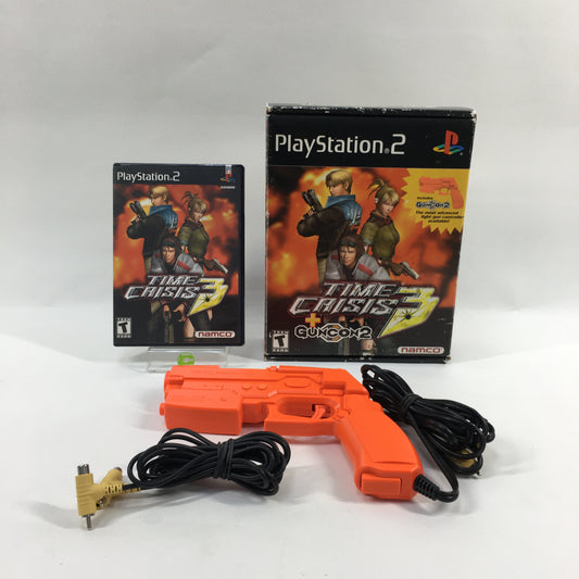 Time Crisis 3 [Gun Bundle] (Sony PlayStation 2 PS2, 2003)
