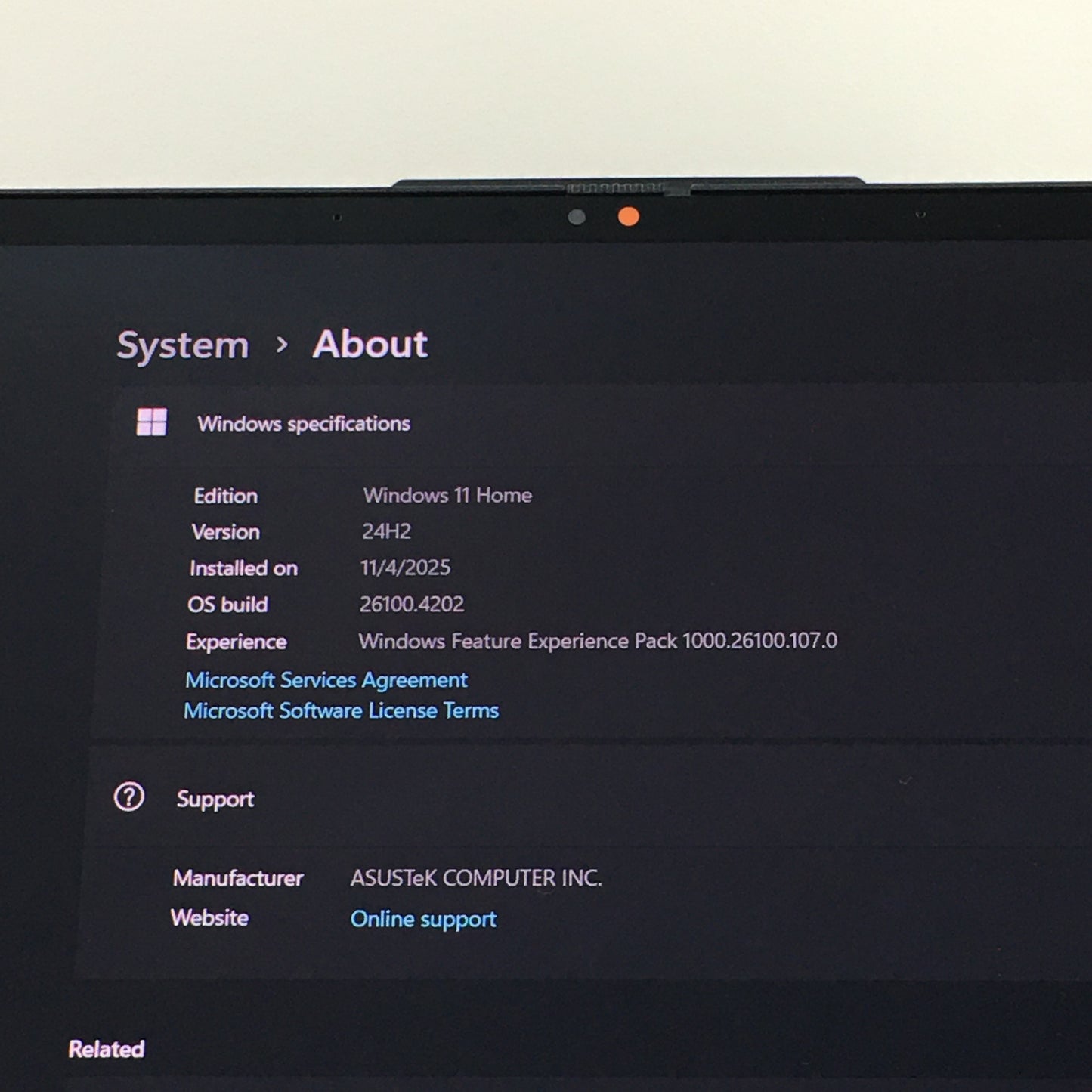 Asus Vivobook Pro 15 Q543M 15.6" Core Ultra 9 185H 24GB 2TB 2.5GHz SSD RTX 3050