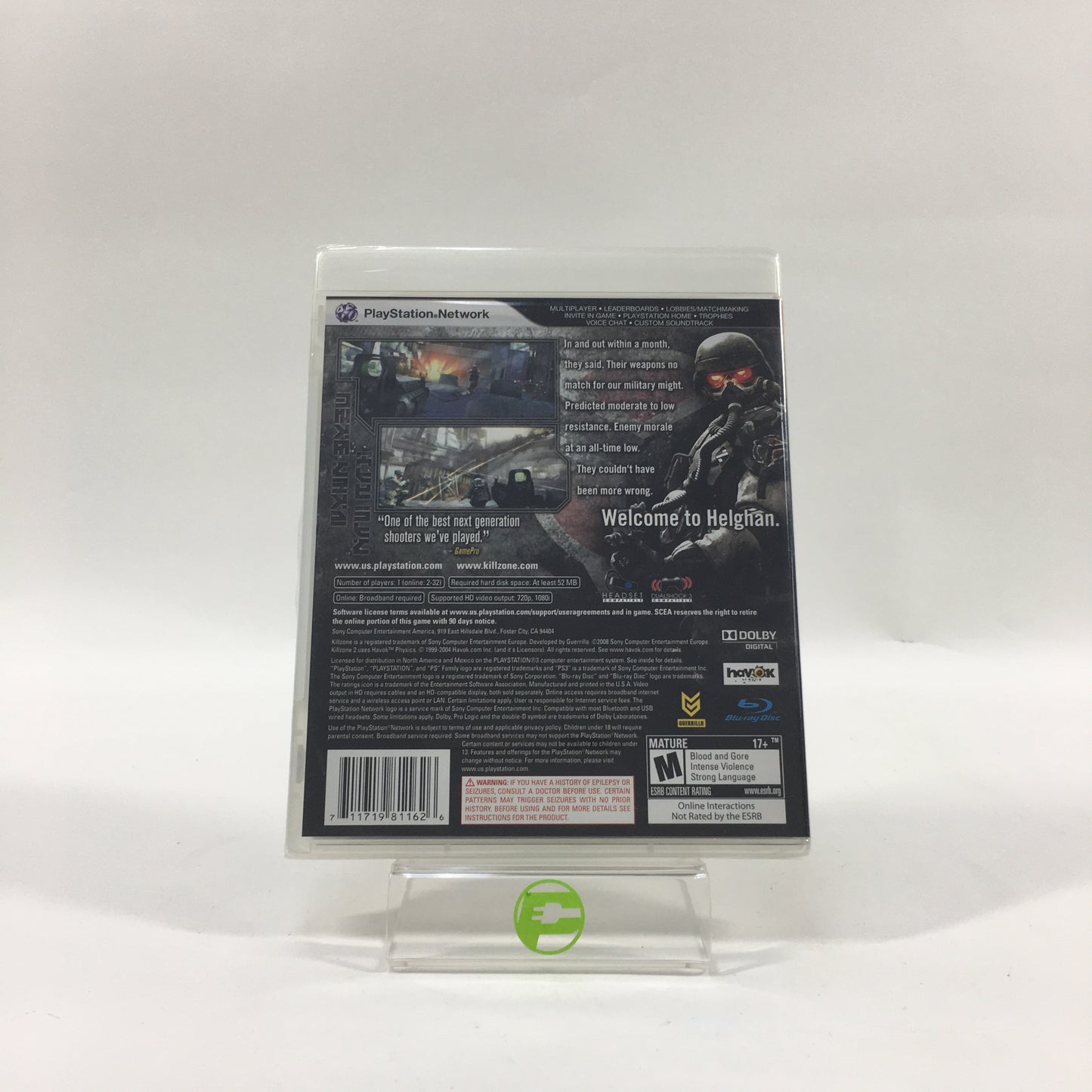 New Killzone 2 (Sony PlayStation 3 PS3, 2009)