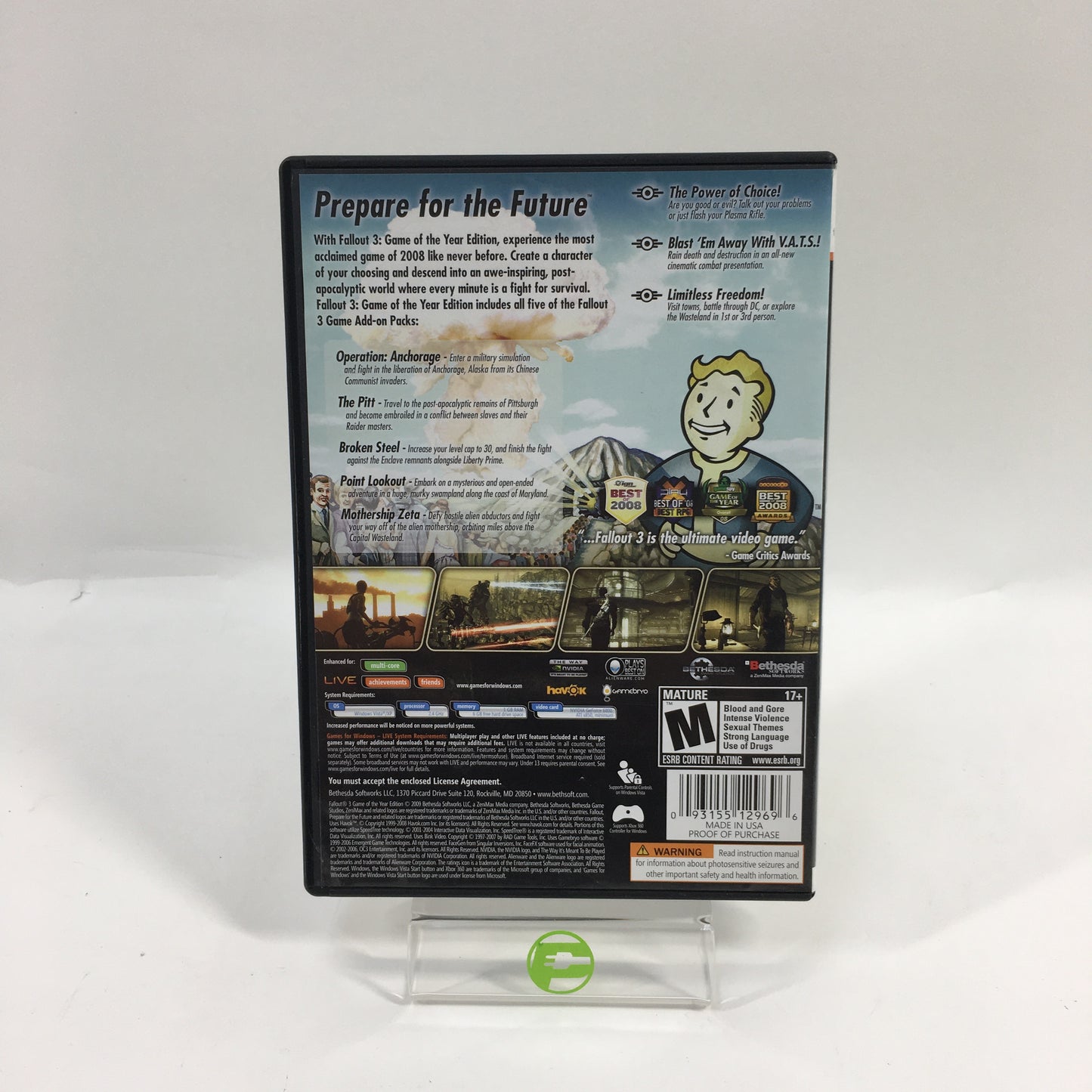 Fallout 3 [Game of the Year] (PC, 2008)