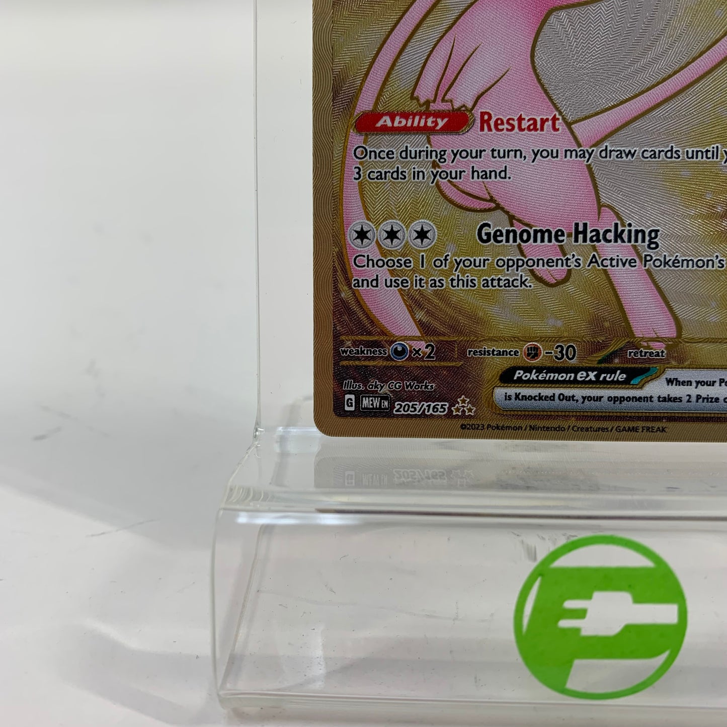 Pokémon TCG Scarlet & Violet: 151 Mew ex 205/165 Holo Textured English