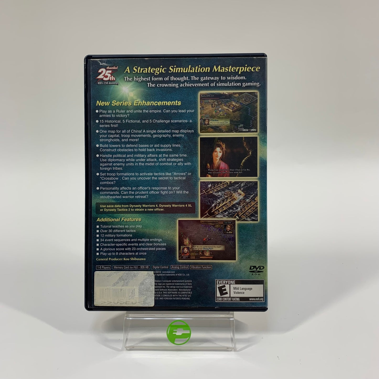 Romance of the Three Kingdoms IX (Sony PlayStation 2 PS2, 2004)