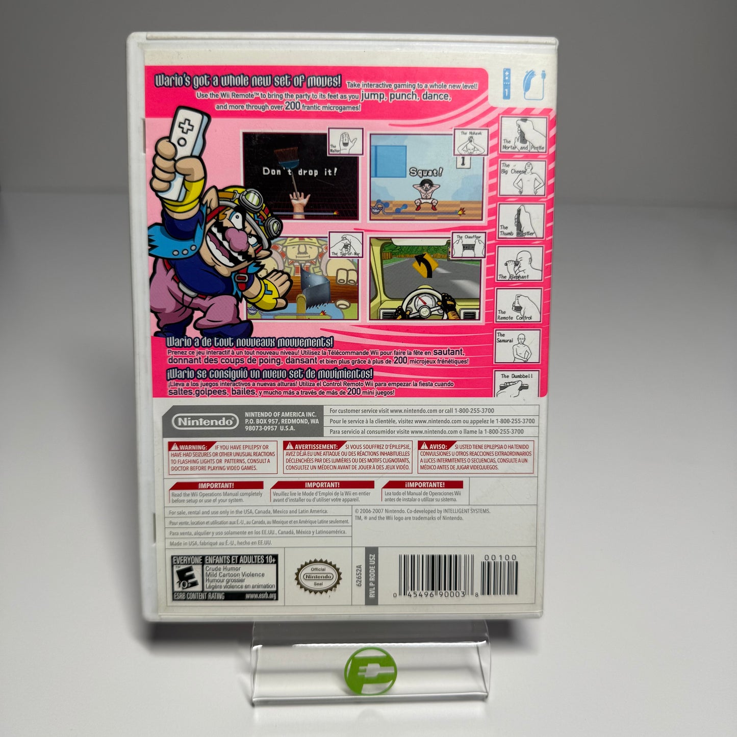 WarioWare: Smooth Moves (Nintendo Wii, 2007)