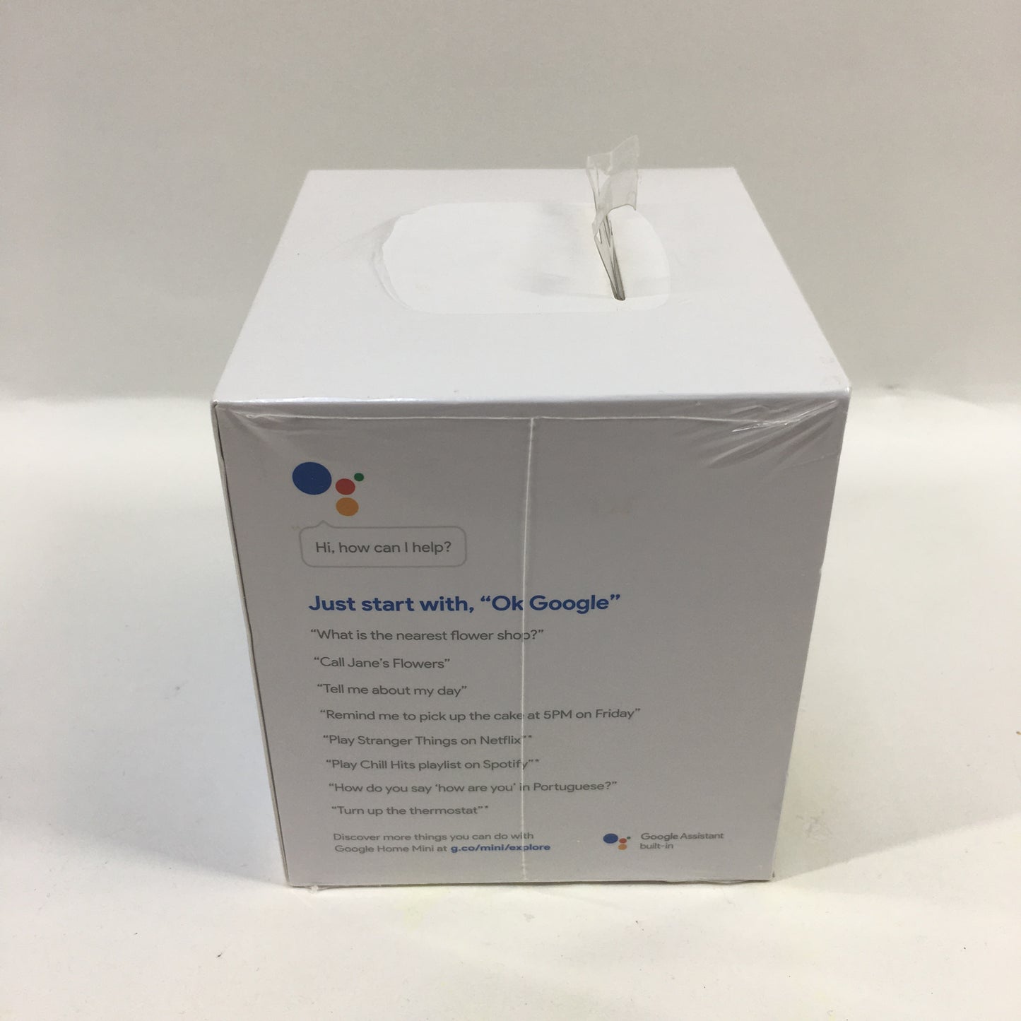 New Google Home Mini Smart Speaker Gray GA00210-US