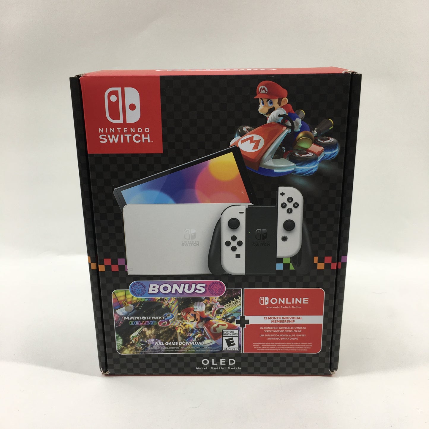 Nintendo Switch OLED Video Game Console HEG-001 Black/White