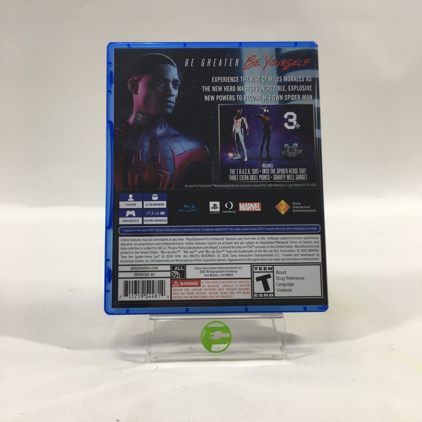 Marvel Spiderman: Miles Morales [Launch Edition] (Sony PlayStation 4 PS4, 2020)