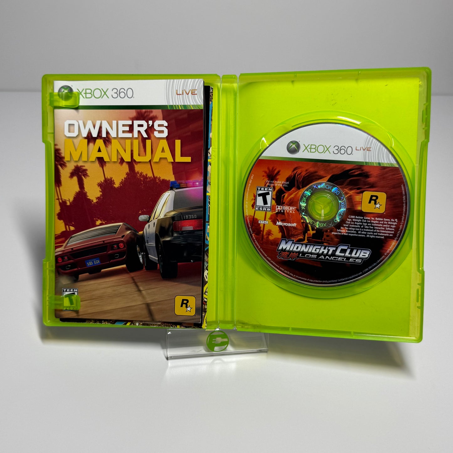 Midnight Club Los Angeles (Microsoft Xbox 360, 2008)