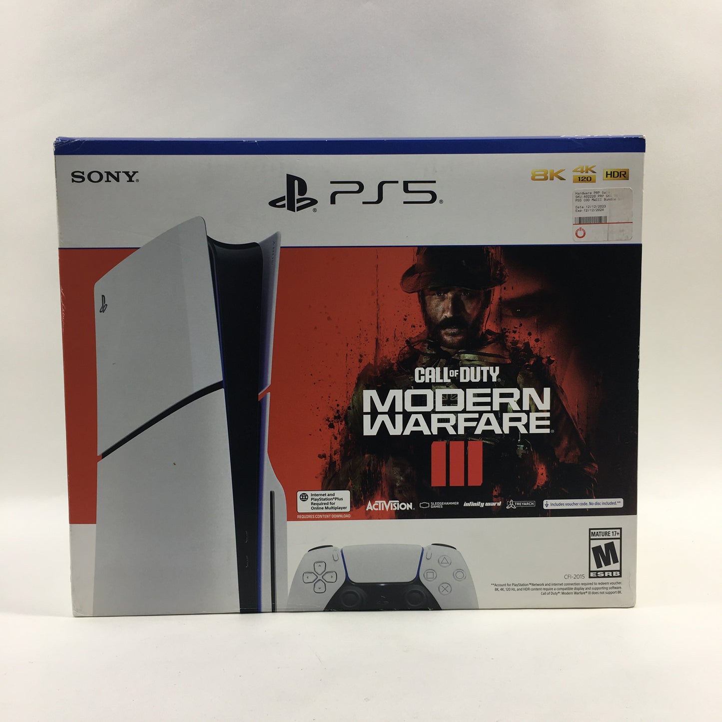 New Sony PlayStation 5 Slim Disc Edition 1TB White Console Gaming System CFI-2015