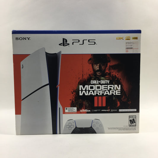 New Sony PlayStation 5 Slim Disc Edition 1TB White Console Gaming System CFI-2015