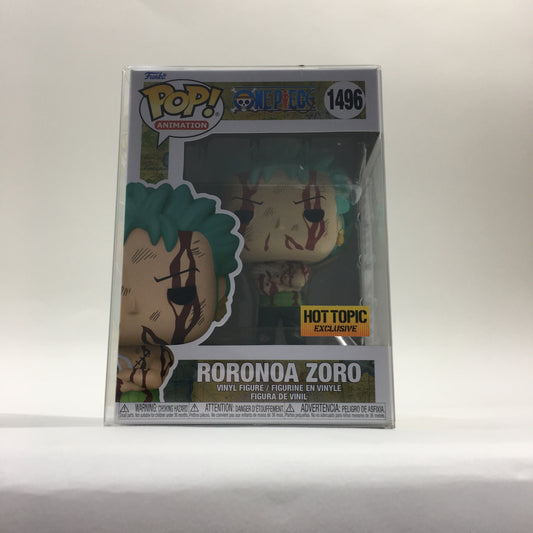 New Funko One Piece Roronoa Zoro Vinyl Figure 1496 Hot Topic Exclusive