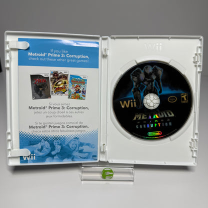 Metroid Prime 3 Corruption (Nintendo Wii, 2007)