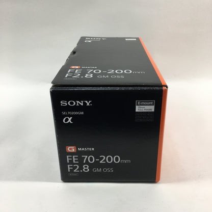 Sony SEL70200GM 70-200mm f/2.8 E-Mount Telephoto Zoom Lens SEL70200GM