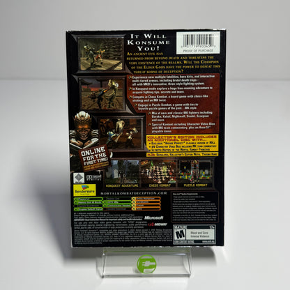 Mortal Kombat: Deception [Kollector's Edition: Baraka Version] (Xbox, 2004)