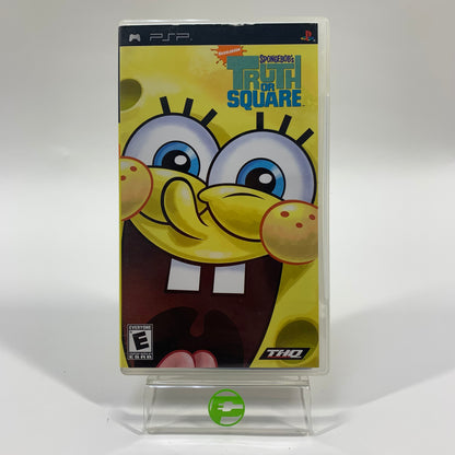 SpongeBob's Truth or Square (Sony PlayStation Portable PSP, 2009)