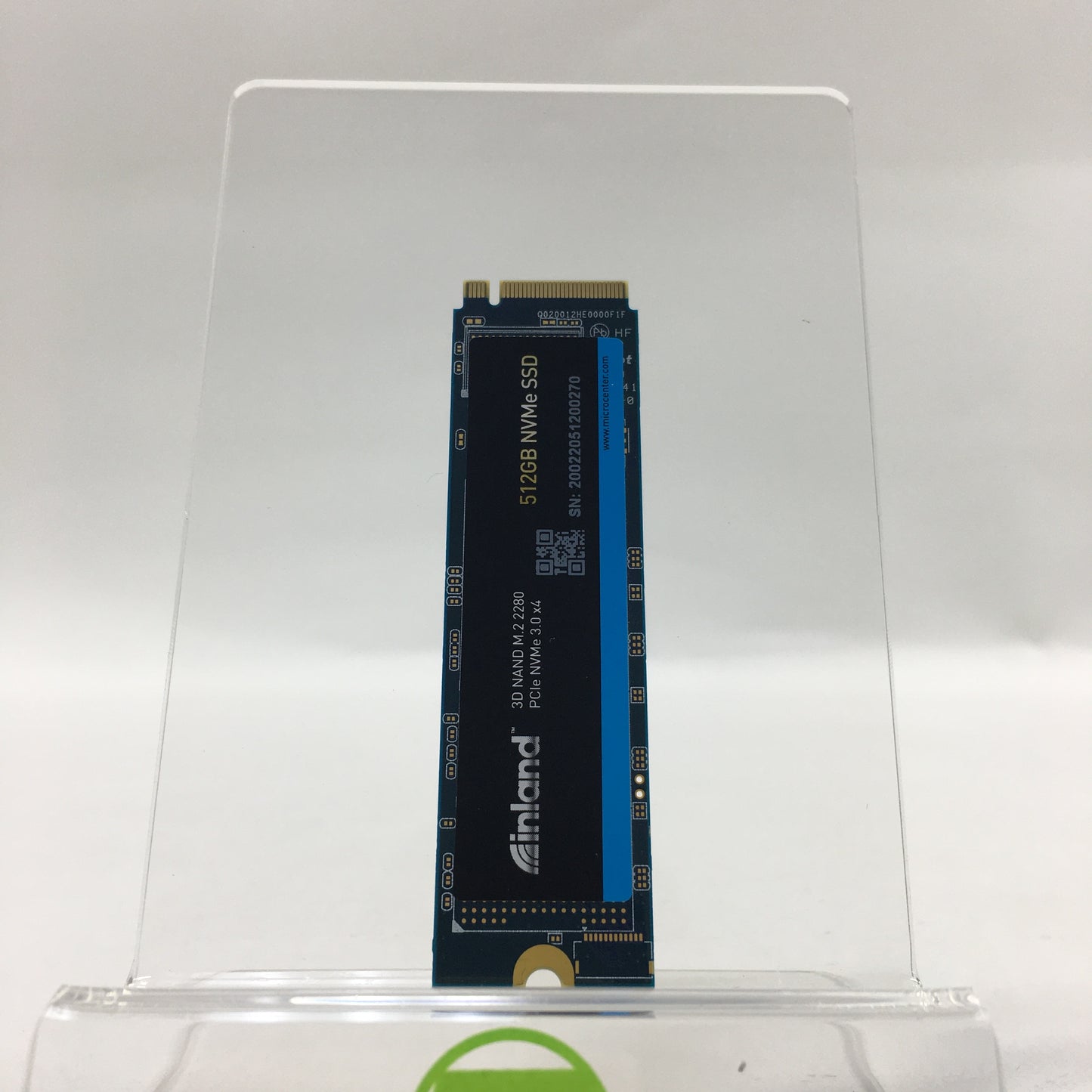 INLAND 2280mm Blue 3D NAND 512GB M.2 NVMe Gen 3.0 x 4 SSD 511-200219259