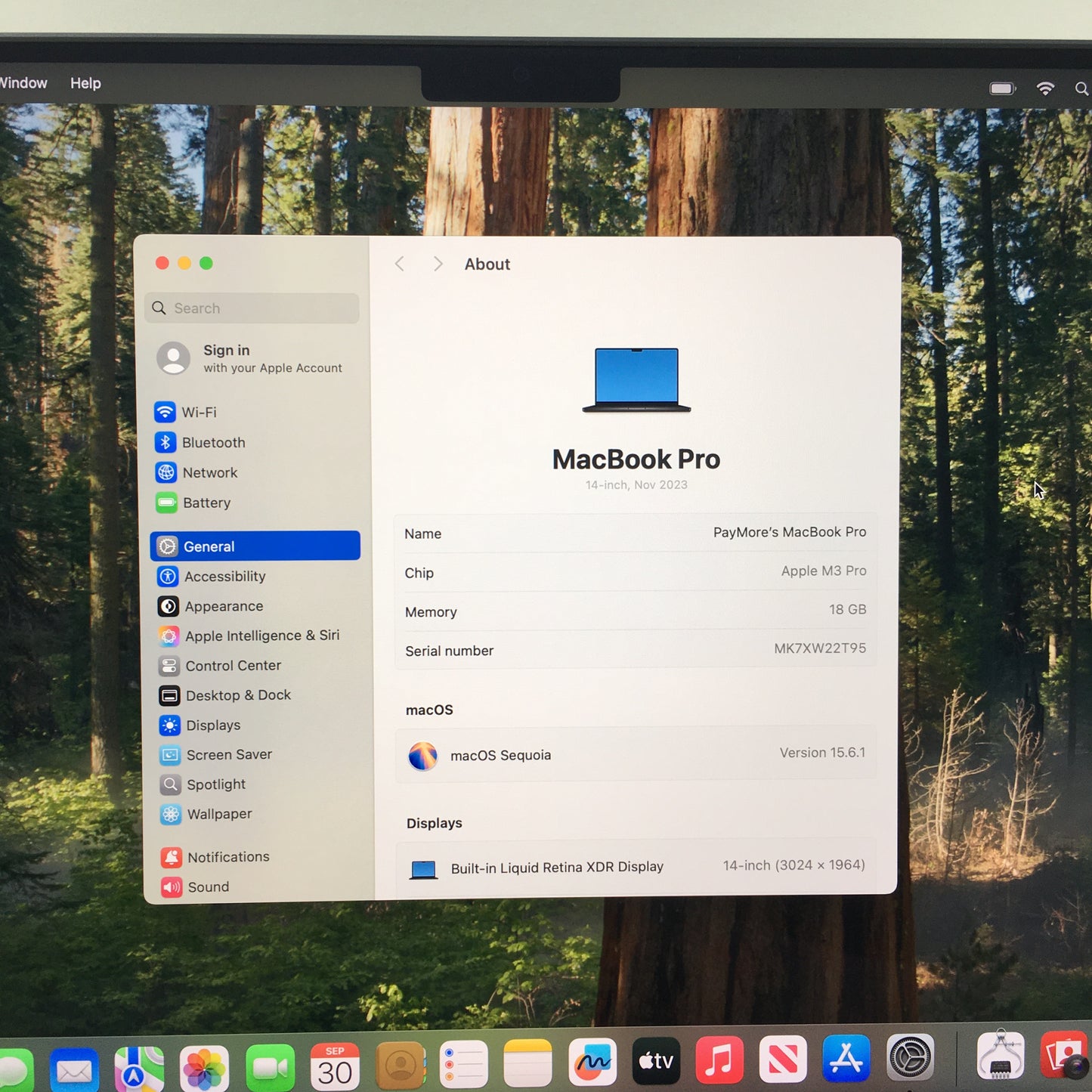 2023 Apple MacBook Pro 14" M3 Pro 14C GPU 4.0GHz 18GB RAM 512GB SSD A2992