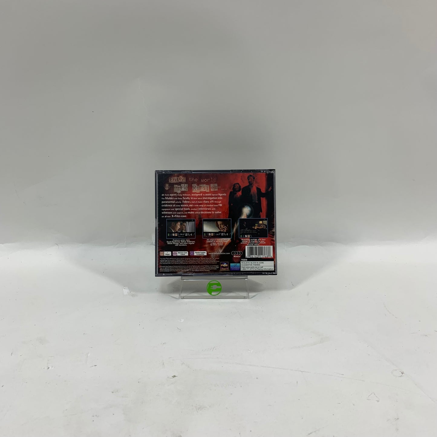 X-Files The Game (Sony PlayStation 1 PS1, 1999)