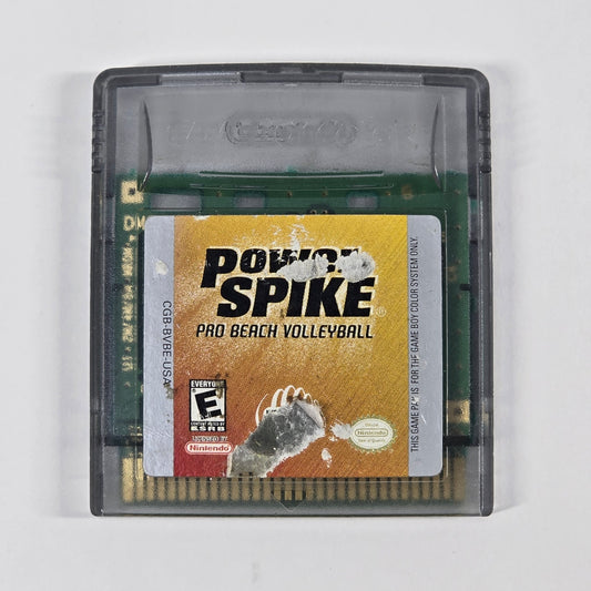 Power Spike Pro Beach Volleyball (Nintendo GameBoy Color, 2000) Cartridge Only