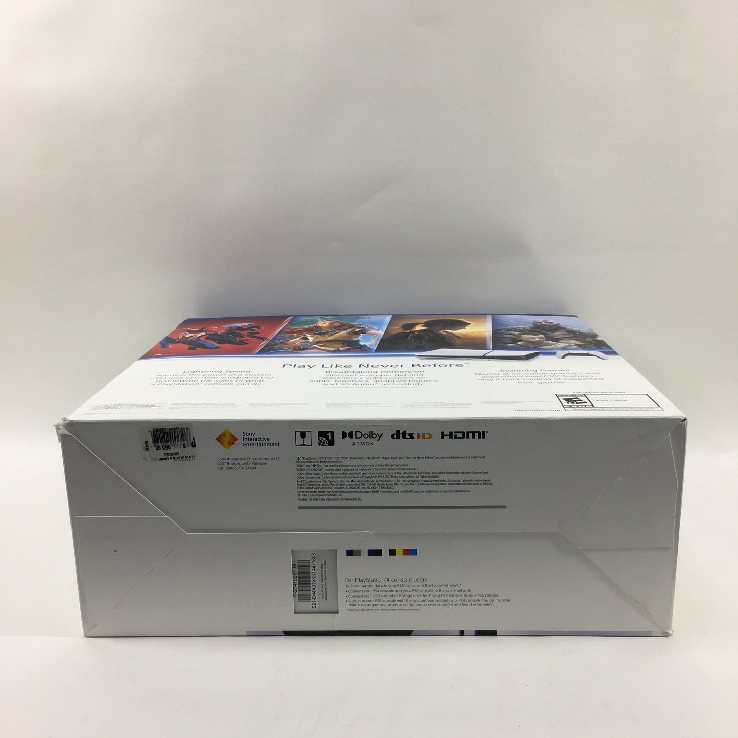 New Sony PlayStation 5 Slim Disc Edition 1TB White Gaming System CFI-2015