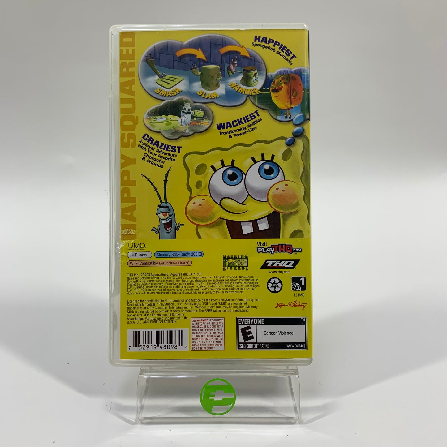SpongeBob's Truth or Square (Sony PlayStation Portable PSP, 2009)