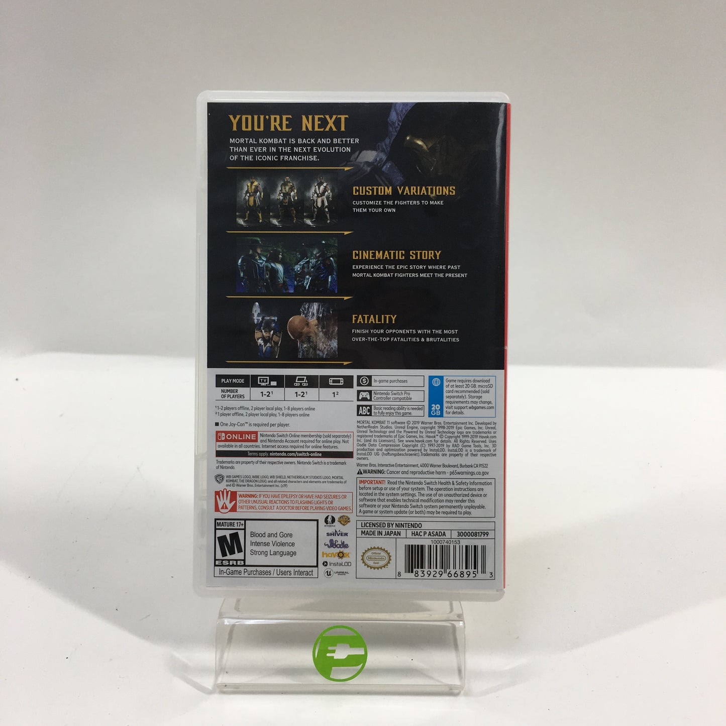 Mortal Kombat 11 (Nintendo Switch, 2019)