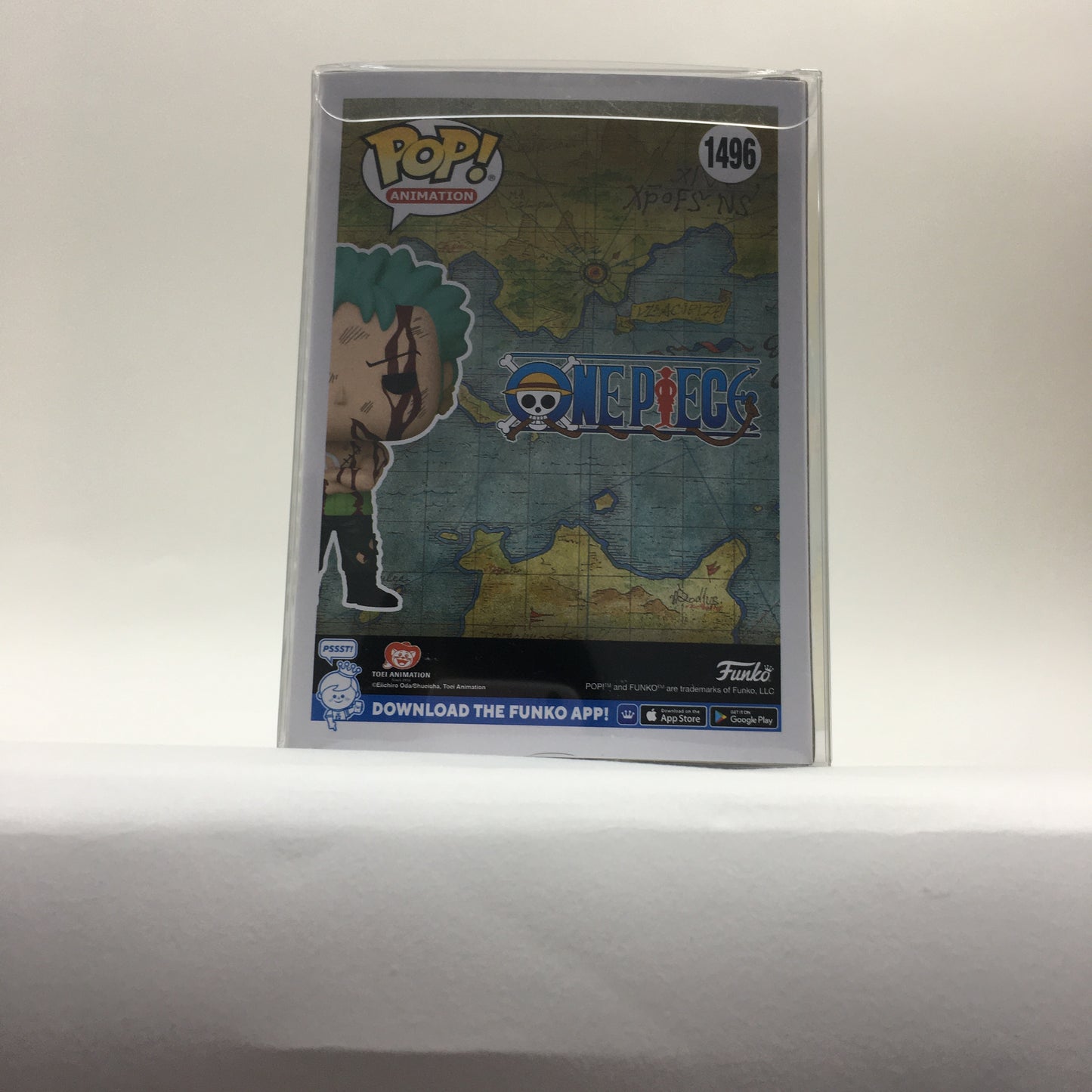 New Funko One Piece Roronoa Zoro Vinyl Figure 1496 Hot Topic Exclusive