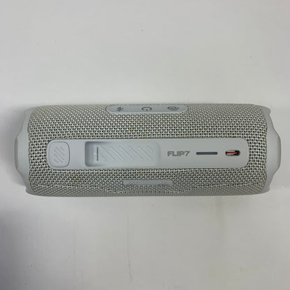 JBL Flip 7 Portable Waterproof Bluetooth Speaker White JBLFLIP7WHTAM