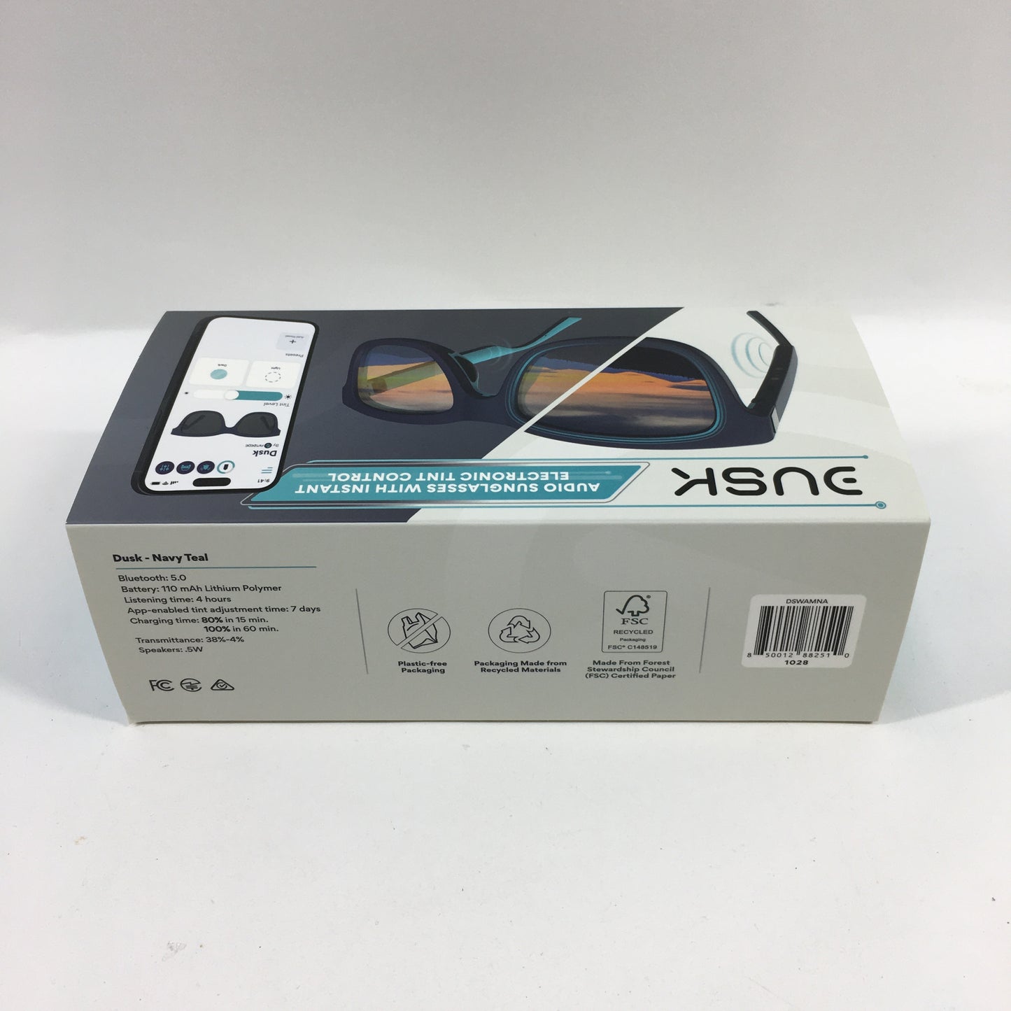 Dusk Electrochromic Lenses + Built-in Audio Smart Eyewear DSWAMNA