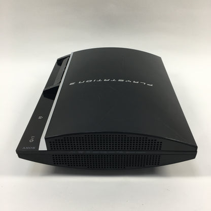 Sony PlayStation 3 Fat PS3 60GB Black Console Gaming System CECHA01