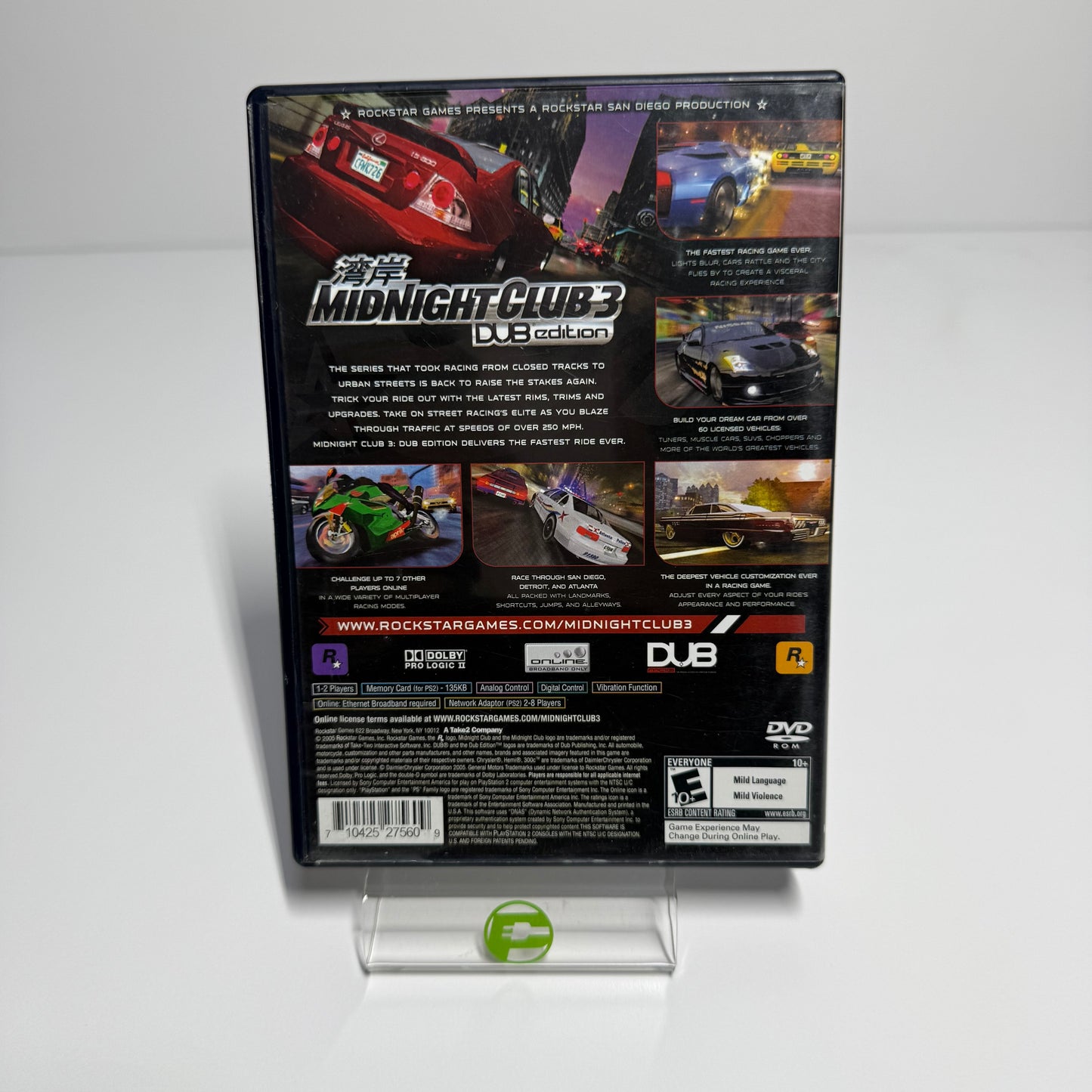 Midnight Club 3 Dub Edition (Sony PlayStation 2 PS2, 2005)