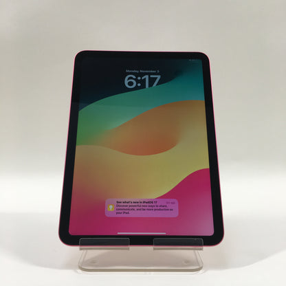 WiFi Only Apple iPad 10th Gen 64GB Pink MPQ33LL/A