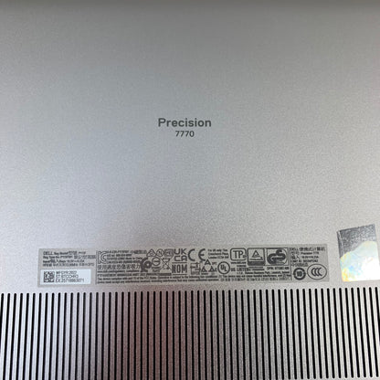 Dell Precision 7770 17.3" i5-12600HX 2,5 16GB RAM 256GB SSD