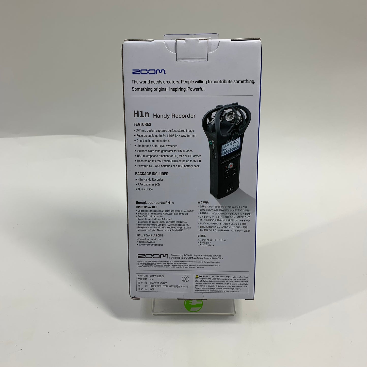 ZOOM H1N Handy Recorder Digital Audio Field Recorder H1N