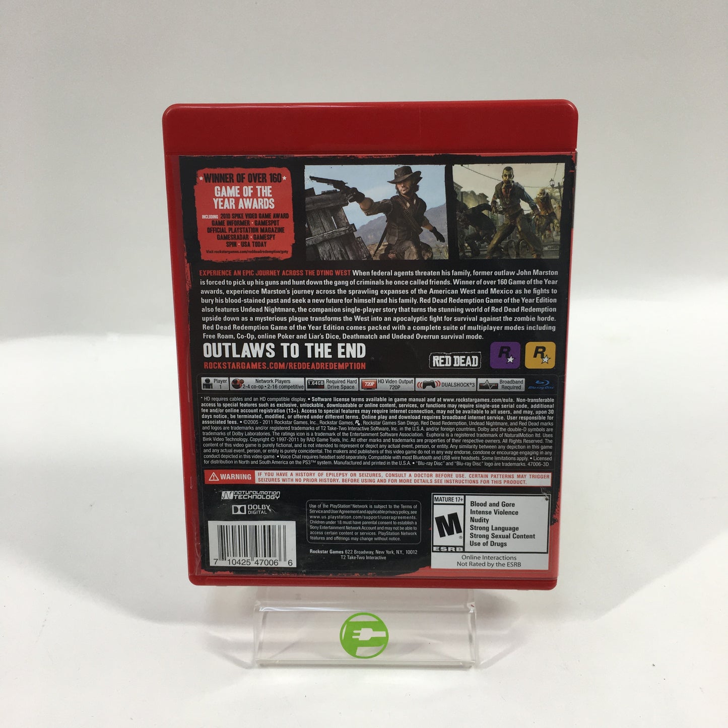 Red Dead Redemption: Game of the Year Edition [Greatest Hits] (Sony PlayStation 