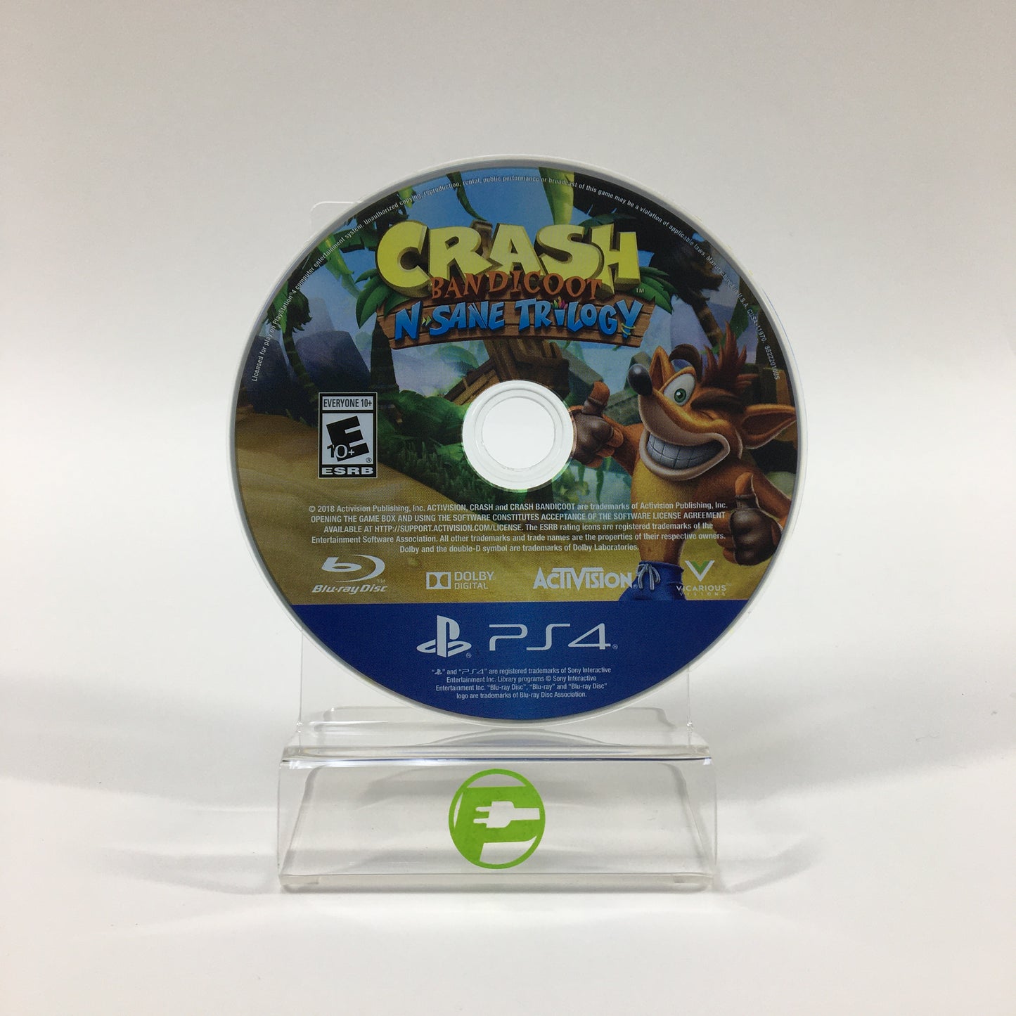 Crash Bandicoot N. Sane Trilogy (Sony PlayStation 4 PS4, 2018)